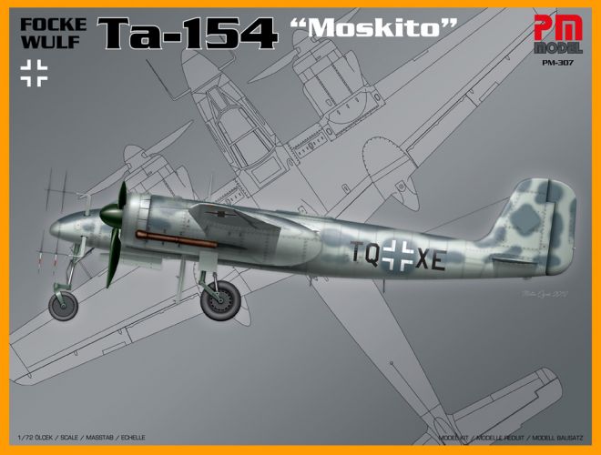 PM 1/72 307 FOCKE WULF Ta-154