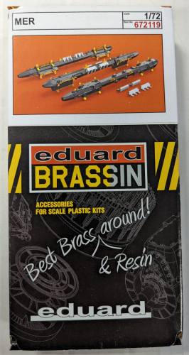 EDUARD 1/72 672119 MER MULTIPLE EJECTOR RACK 