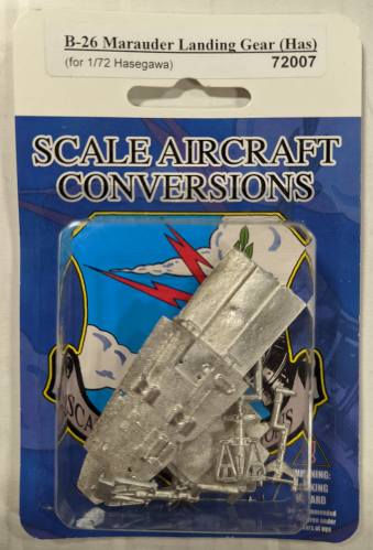 SCALE AIRCRAFT CONVERSIONS  1/72 72007 B-26 MARAUDER LANDING GEAR  HASEGAWA 