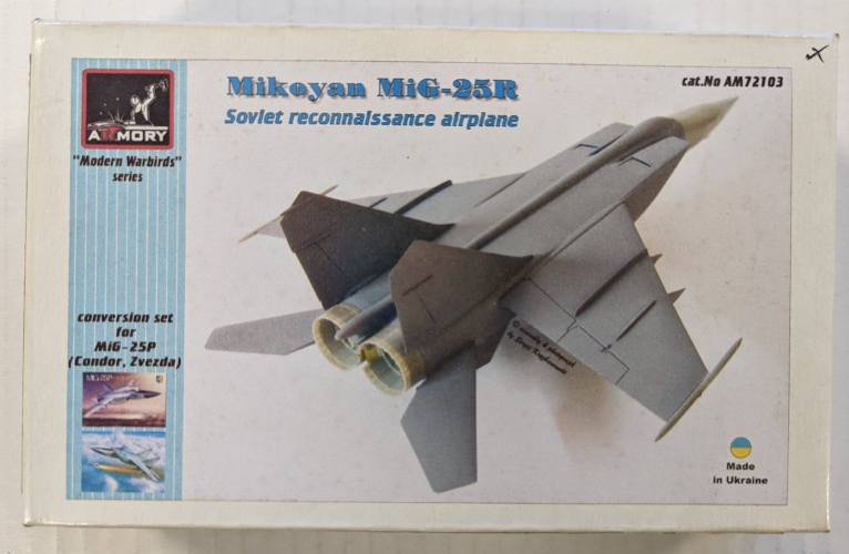 ARMORY 1/72 72103 MIKOYANMiG-25R SOVIET RECONNAISSANCE AIRPLANE  CONVERSION FOR ZVEZDA CONDOR