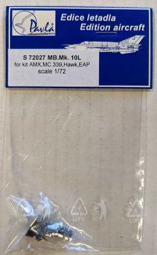 PAVLA 1/72 72027 MB.Mk.10L FOR AMX MC.339 HAWK EAP KIT 