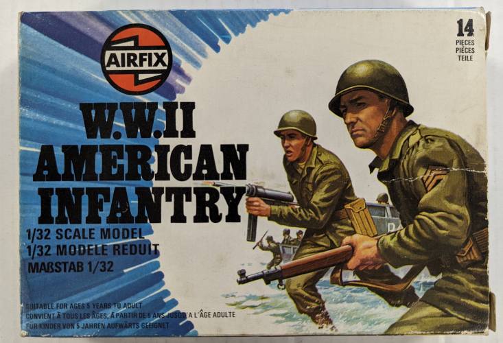 AIRFIX 1/32 51552 WWII AMERICAN INFANTRY 