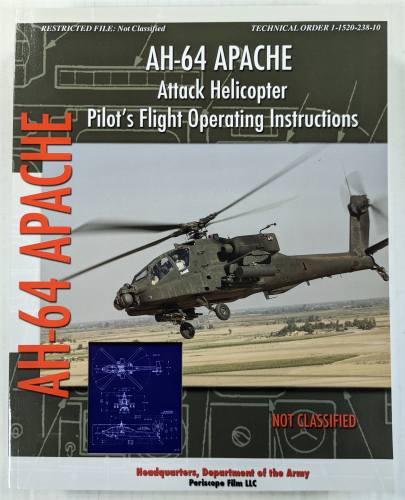 CHEAP BOOKS  ZB4102 AH-64 APACHE HELICOPTER PILOT S FLIGHT OPERATING INSTRUCTIONS 