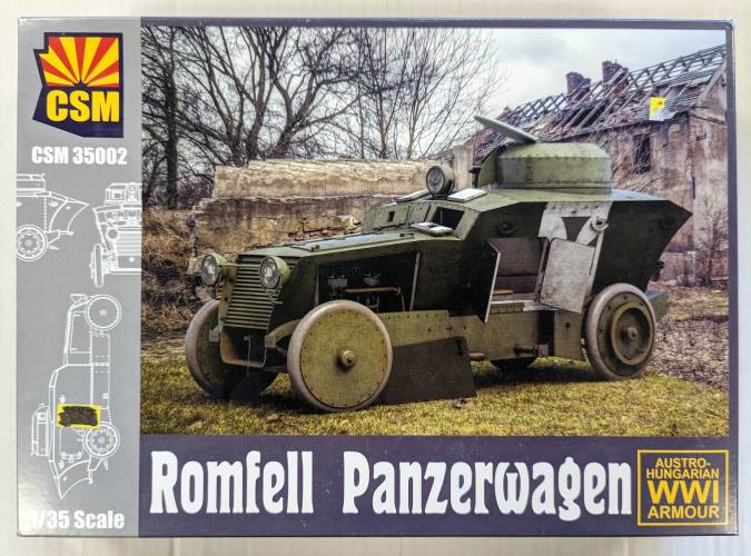 COPPER STATE MODELS 1/35 35002 ROMFELL PANZERWAGEN AUSTRO HUNGARIAN WWI ARMOUR 