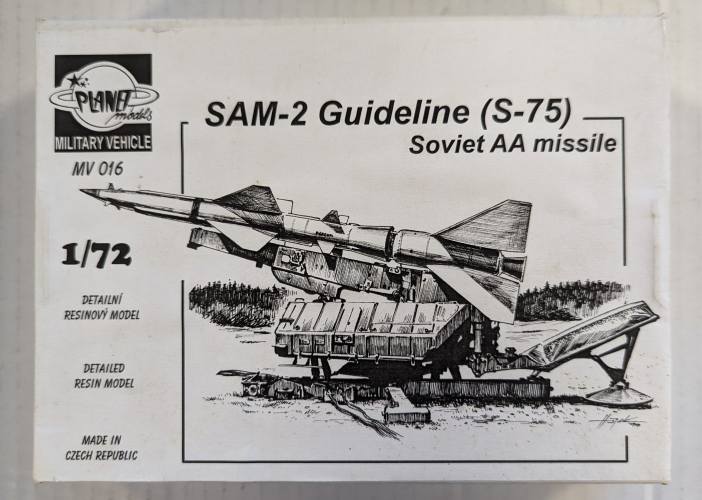 PLANET MODELS 1/72 MV016 SAM-2 GUIDELINE  S-75  SOVIET AA MISSILE 