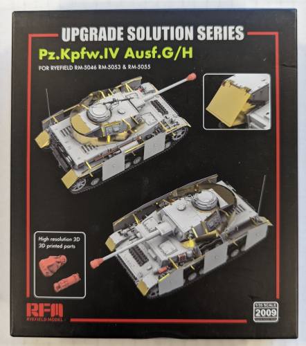 RYE FIELD MODEL 1/35 2009 UPGRADE SOLUTION SERIES PZ.KPFW.IV AUSF.G/H