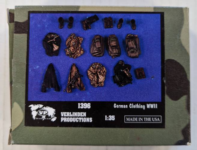 VERLINDEN PRODUCTIONS 1/35 1396 GERMAN CLOTHING WWII 