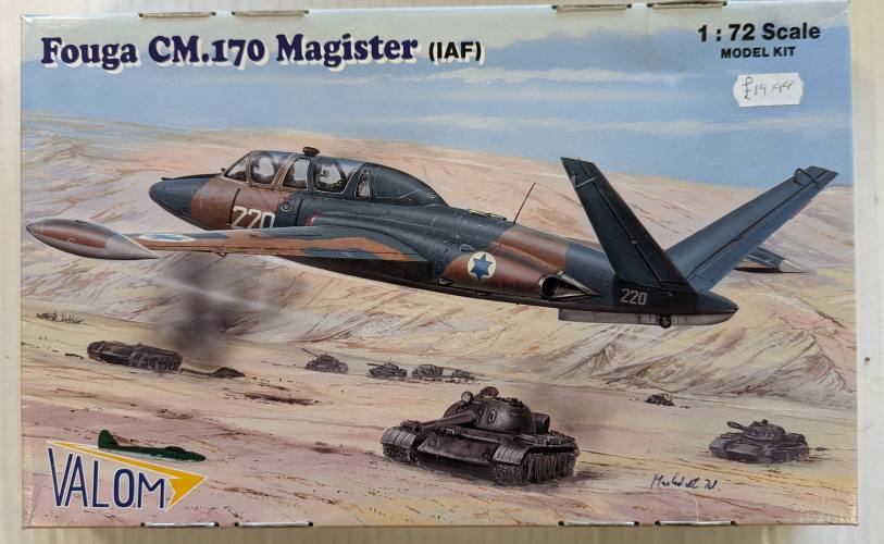 VALOM 1/72 72088 FOUGA CM.170 MAGISTER IAF 