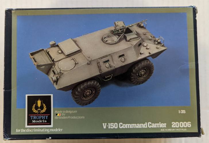 TROPHY MODELS  1/35 20006 V-150 COMMAND CARRIER 