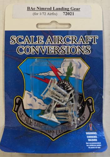 SCALE AIRCRAFT CONVERSIONS  1/72 72021 BAE NIMROD LANDING GEAR 