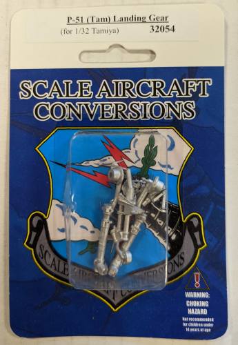 SCALE AIRCRAFT CONVERSIONS  1/32 32054 P-51 LANDING GEAR FOR TAMIYA 