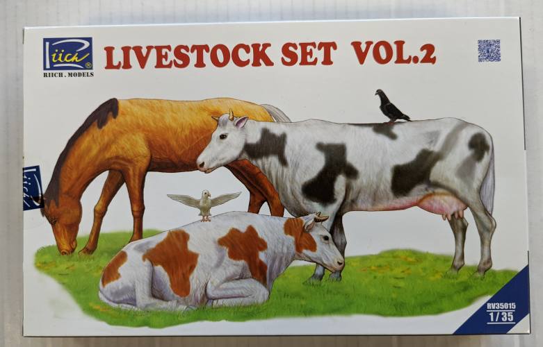 RIICH 1/35 RV35015 LIVESTOCK SET VOL.2 