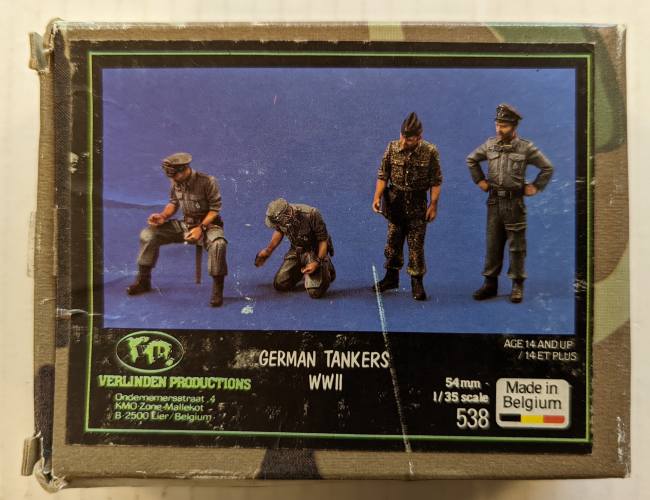 VERLINDEN PRODUCTIONS 1/35 538 GERMAN TANKERS WWII 