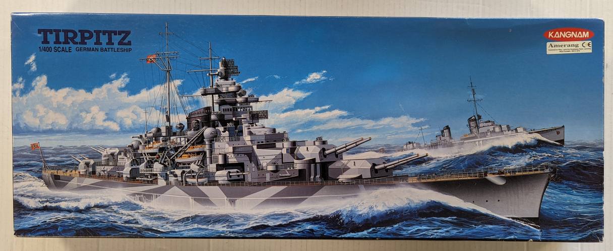 KANGNAM 1/400 22000 TIRPITZ GERMAN BATTLESHIP 