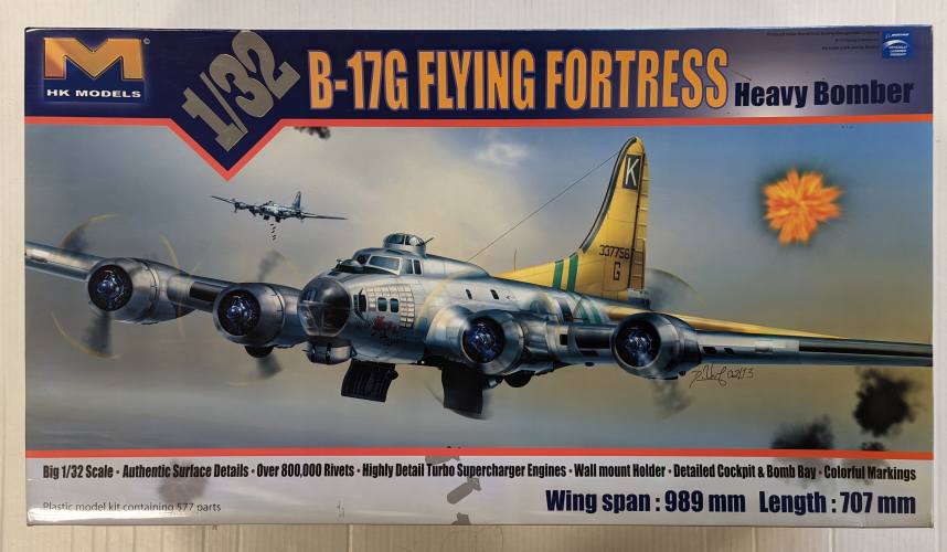 HK MODELS 1/32 01E04 B-17G FLYING FORTRESS HEAVY BOMBER  UK SALE ONLY 