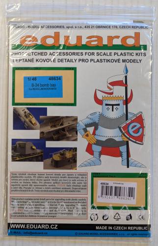 EDUARD 1/48 48634 B-24 BOMB BAY FOR REVELL/MONOGRAM KIT 