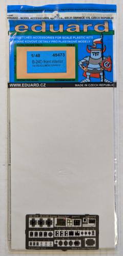 EDUARD 1/48 49473 B-24D FRONT INTERIOR FOR REVELL/MONOGRAM KIT 