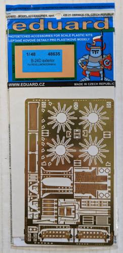 EDUARD 1/48 48635 B-24D EXTERIOR FOR REVELL/MONOGRAM KIT 