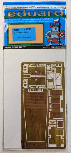 EDUARD 1/48 48636 B-24D REAR INTERIOR FOR REVELL/MONOGRAM