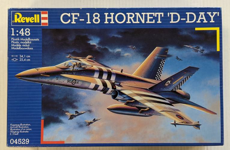 REVELL 1/48 04529 CF-18 HORNET D-DAY 