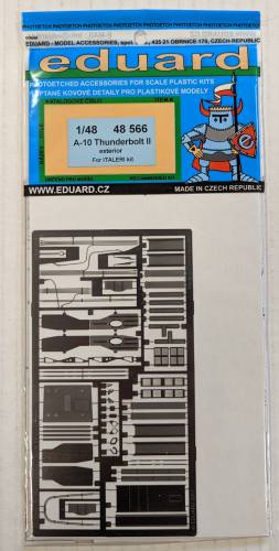 EDUARD 1/48 48566 A-10 THUNDERBOLT II EXTERIOR FOR ITALERI KIT 