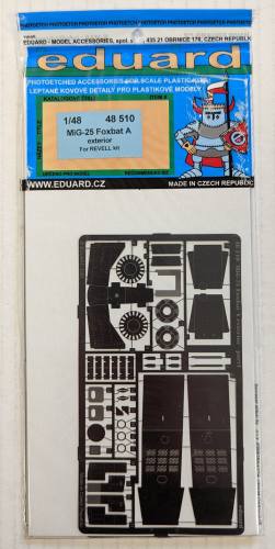 EDUARD 1/48 48510 MIG-25 FOXBAT A EXTERIOR FOR REVELL KIT 