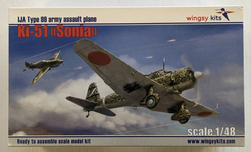WINGSY KITS 1/48 D504 KI-51 SONIA IJA TYPE 99 ARMY ASSAULT PLANE 