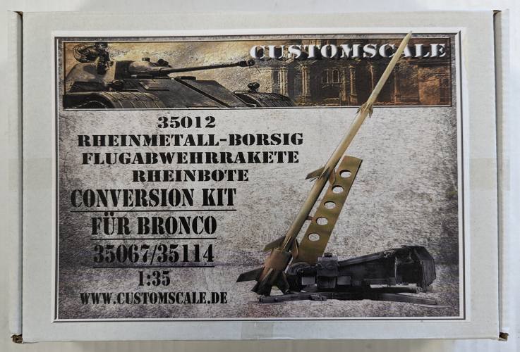 CUSTOMSCALE 1/35 35012 RHEINMETAL BORSIG FLUGABWEHRRAKETE