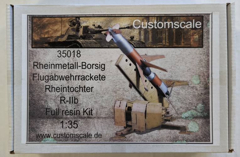 CUSTOMSCALE 1/35 35018 RHEINMETALL BORSIG FLUGABWEHRRACKETE RHEINTOCHTER R-IIB