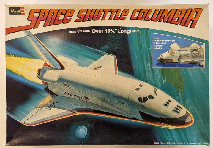 REVELL 1/72 4702 SPACE SHUTTLE COLUMBIA  UK SALE ONLY 