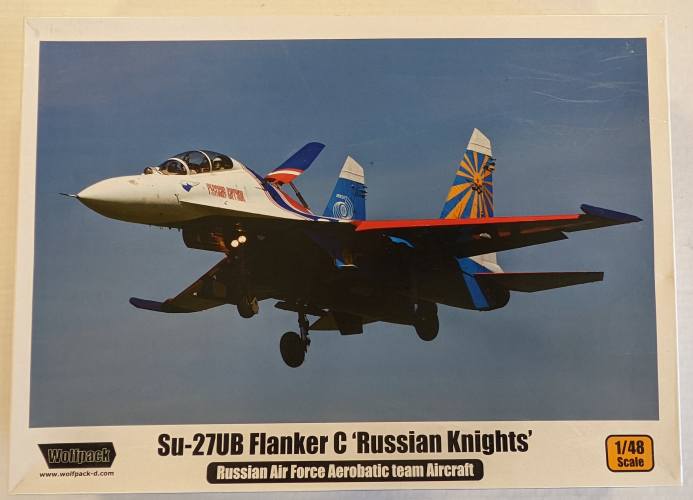 WOLFPACK 1/48 14801 SU-27UB FLANKER C RUSSIAN KNIGHTS 