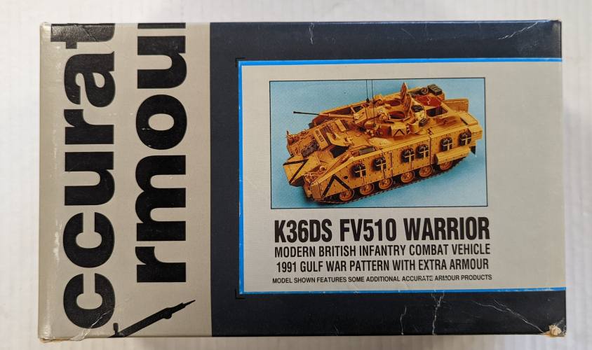 ACCURATE ARMOUR 1/35 K36DS FV510 WARRIOR MODERN BRITISH INFANTRY COMBAT VEHICLE 1991 GULF WAR 