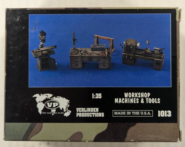 VERLINDEN PRODUCTIONS 1/35 1013 WORKSHOP MACHINES   TOOLS 