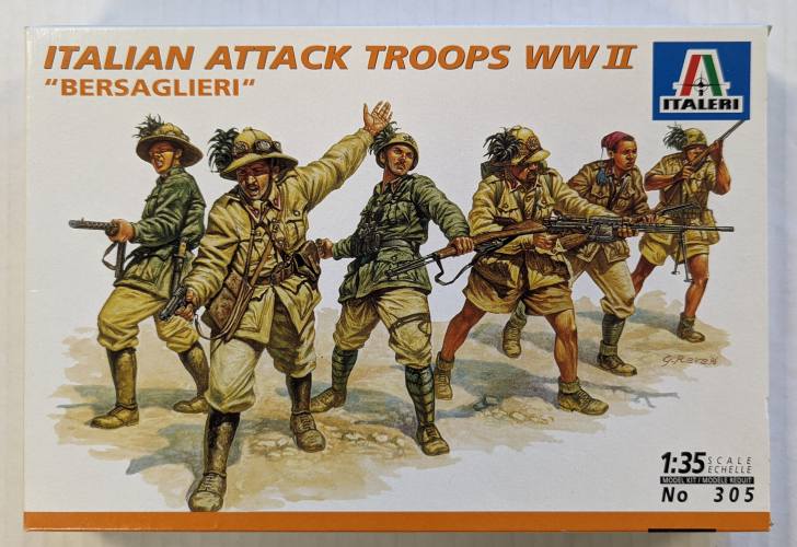 ITALERI 1/35 305 ITALIAN ATTACK TROOPS WWII 