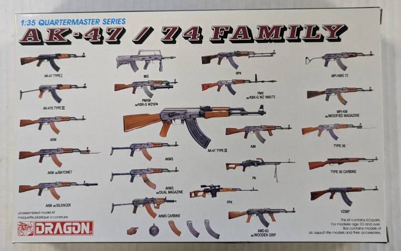 DRAGON 1/35 3802 AK-47 /74 FAMILY 