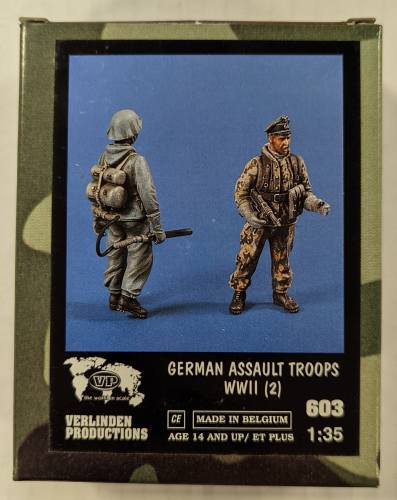 VERLINDEN PRODUCTIONS 1/35 603 GERMAN ASSAULT TROOPS 