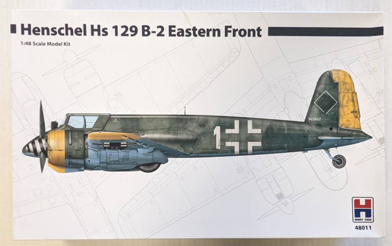 HOBBY 2000 1/48 48011 HENSCHEL HS 129 B-2 EASTERN FRONT 