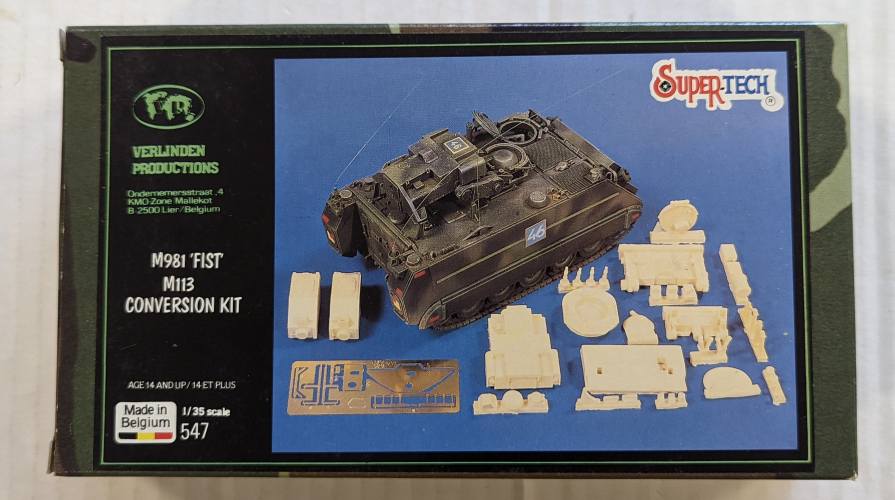 VERLINDEN PRODUCTIONS 1/35 547 M981 FIST M113 CONVERSION KIT 