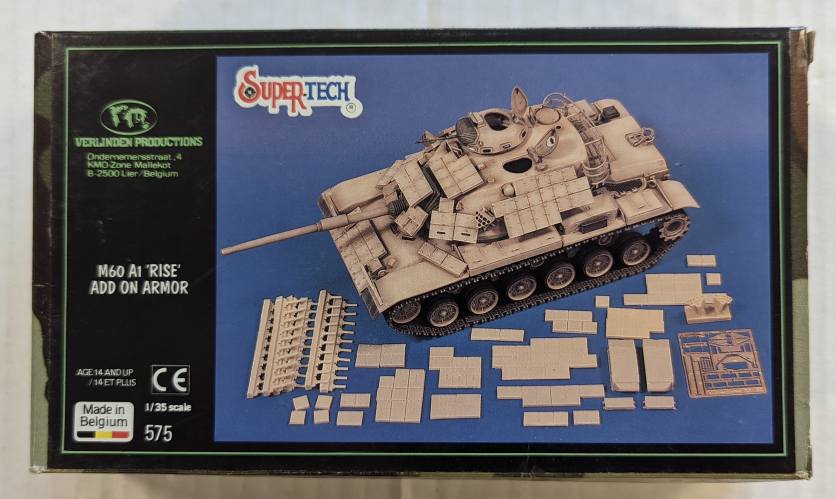 VERLINDEN PRODUCTIONS 1/35 575 M60 A1 RISE ADD ON ARMOUR 