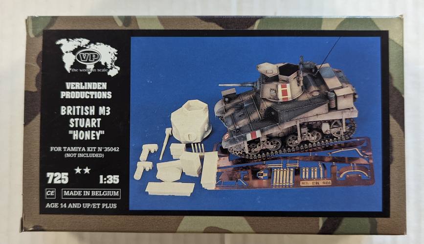 VERLINDEN PRODUCTIONS 1/35 725 BRITISH M3 STUART HONEY 