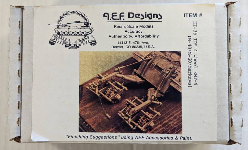 AEF DESIGNS   KI-35 IDF 4 WHEEL KMT-4 