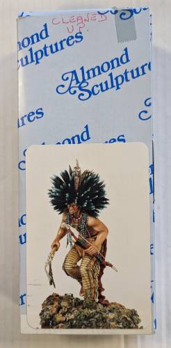 ALMOND SCULPTURES  AS/A21 HIDATSA DOG DANCER 1825