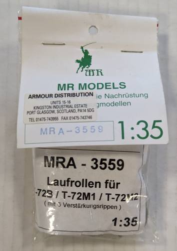 MR MODEL  1/35 3559 Casters for  T-72B/T-72M1/T-72M2