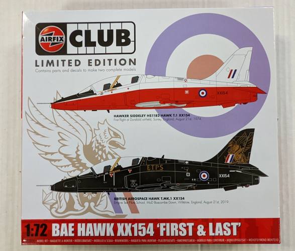 AIRFIX 1/72 73014 BAE HAWK XX154 FIRST   LAST