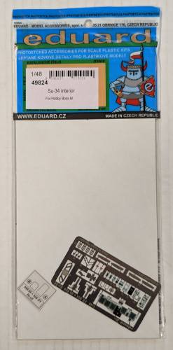 EDUARD 1/48 49824 SU-34 INTERIOR FOR HOBBY BOSS KIT 
