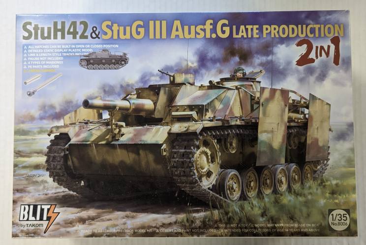 TAKOM 1/35 8006 STUH42   STUG III AUSF.G LATE PRODUCTION 