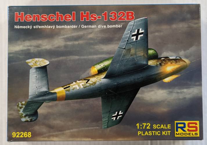 RS MODELS 1/72 92268 HENSCHEL HS-132B 