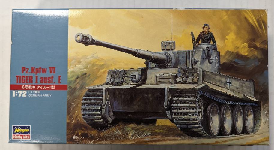 HASEGAWA 1/72 MT8 PZ.KPFW VI TIGER I AUSF.E 