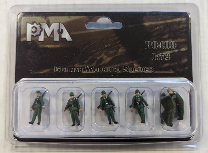 PMA 1/72 P0409 GERMAN WOUNDED SOLDIER 