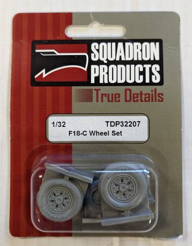 SQUADRON PRODUCTS  1/32 32207 F18-C WHEEL SET 